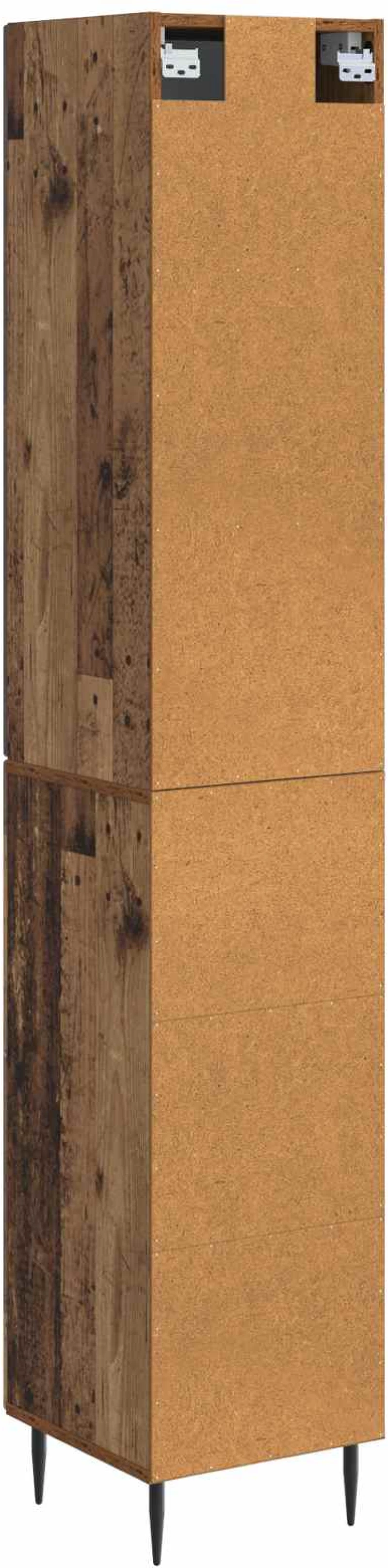 vidaXL Σέτ Ντουλαπιών 2 pcs Παλαιωμένο ξύλο 33 x 34,5 x 89,5 εκ