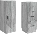 vidaXL Σέτ Ντουλαπιών 2 pcs Γκρι Sonoma 33 x 34,5 x 87 εκ.