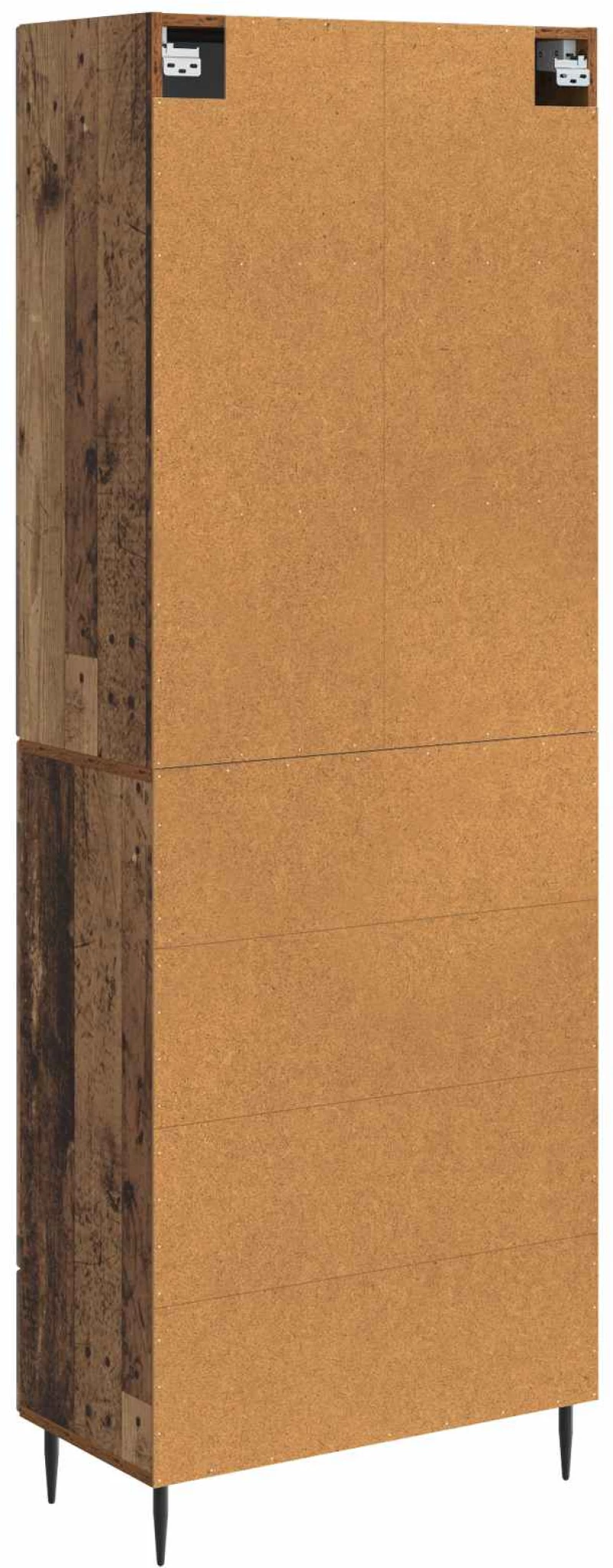 vidaXL Σέτ Ντουλαπιών 2 pcs Παλαιωμένο ξύλο 66 x 34,5 x 89,5 εκ