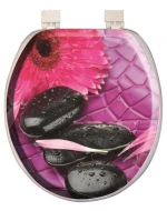 Stewehome Κλασικό σχέδιο μαλακό κάλυμμα λεκάνης 43x36 cm