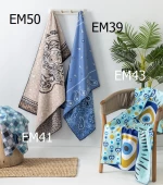 Πετσέτα Θαλάσσης EM39 (90x160) microfiber Palamaiki