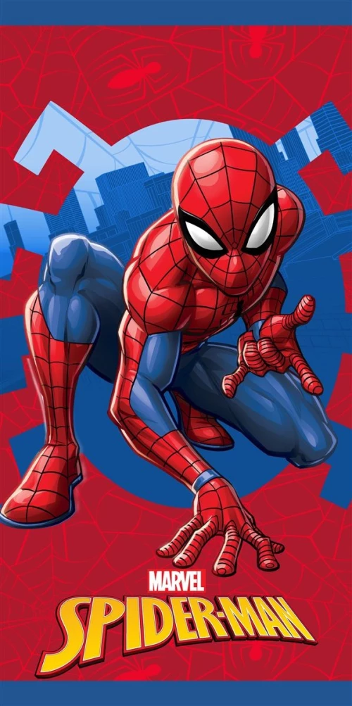 Πετσέτα Θαλάσσης Spiderman 531 Red 70x140 Quick Dry Disney Dimcol