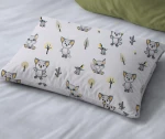 Σετ Σεντόνια Μονά 3τμχ (160x240) Baby Foxes 595 White-Grey βαμβακερά DimCol