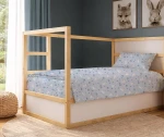 Παπλωματοθήκη Μονή 160x240 Rabbit Garden 584 Sky Blue Dimcol