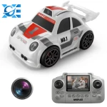 Mini RC Drift Racing Car FPV WiFi με Κάμερα, Κάρτα Μνήμης και Τηλεχειριστήριο Λευκό