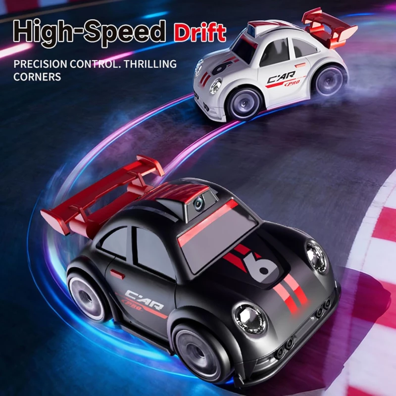 Mini RC Drift Racing Car FPV WiFi με Κάμερα, Κάρτα Μνήμης και Τηλεχειριστήριο Λευκό