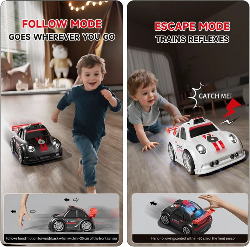 Mini RC Drift Racing Car FPV WiFi με Κάμερα, Κάρτα Μνήμης και Τηλεχειριστήριο Λευκό