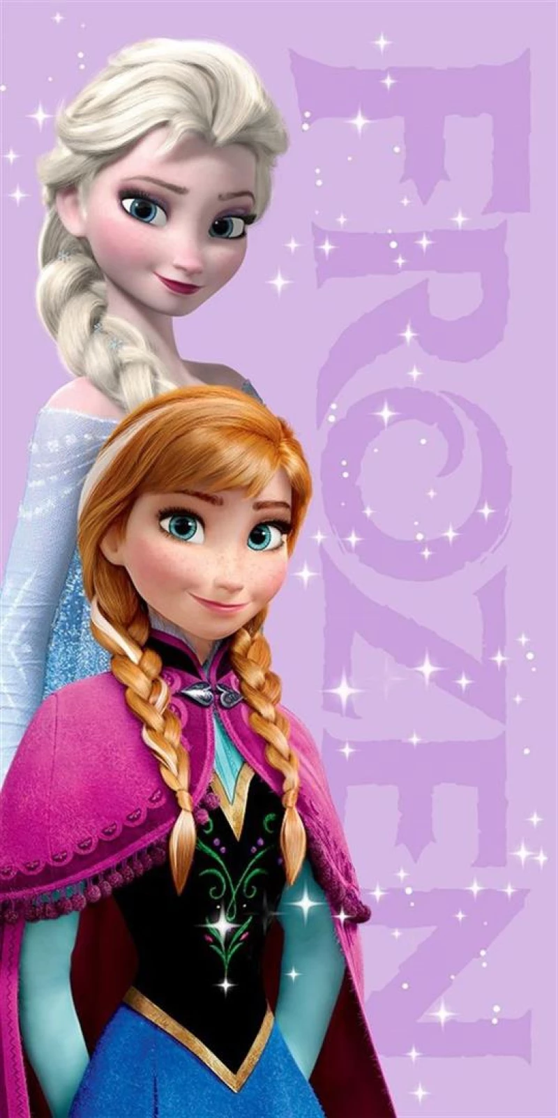 Πετσέτα Θαλάσσης Quick Dry Disney Home Frozen 371 70X140 Lilac 100% Microfiber - -