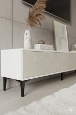 Stewehome Κλασική βάση τηλεόρασης με καπάκι από Συνθετικό ξύλο 180x30x41 cm