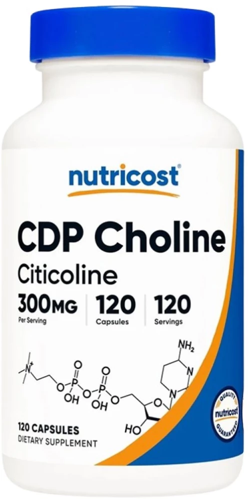 Nutricost CDP Choline 300 mg [120 Κάψουλες]