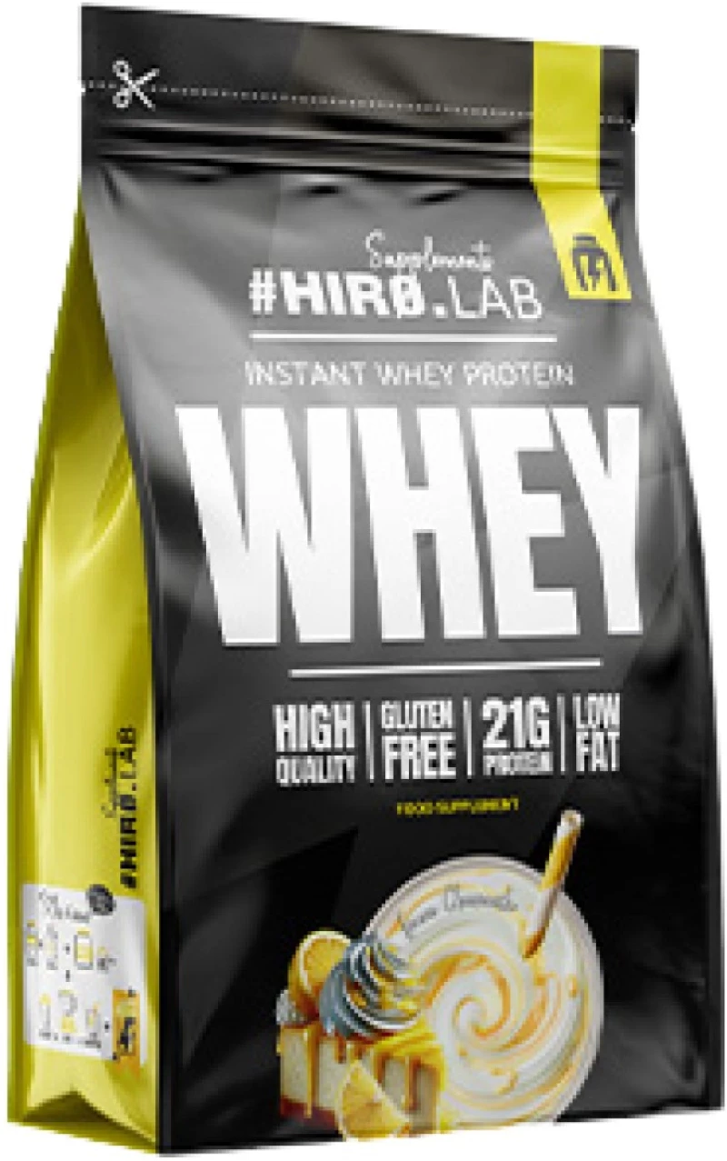 Hero.Lab Instant Whey Protein | High Quality Whey Concentrate [750 Γραμμάρια] Lemon cheesecake