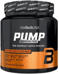 BioTech USA Pump Caffeine Free [330 Γραμμάρια] Τροπικά φρούτα