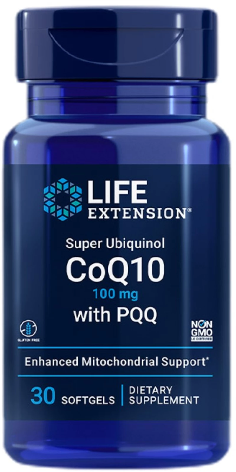 Life Extension Super Ubiquinol CoQ10 with PQQ 100 mg [30 Softgels]