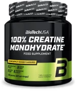 BioTech USA 100% Creatine Monohydrate Powder | Flavored [300 Γραμμάρια] Ανανάς και Μάνγκο