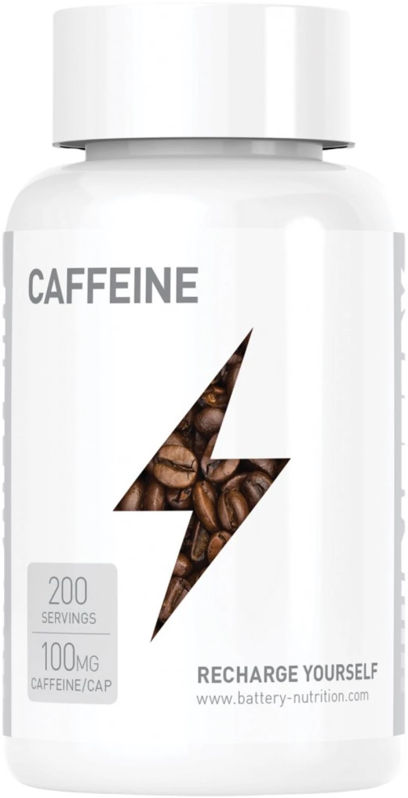 Battery Nutrition Caffeine 100 mg [200 Κάψουλες]