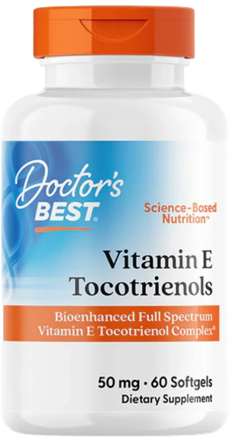 Doctors Best Tocotrienols - Vitamin E Complex 50 mg [60 Softgels]