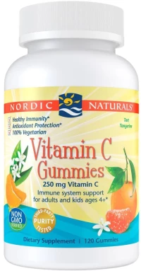 Nordic Naturals Vitamin C Gummies 250 mg [120 Τσίχλες] Μανταρίνι