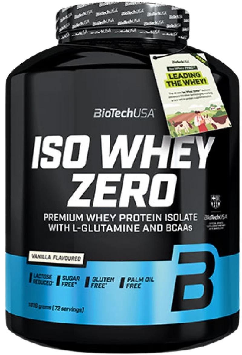 BioTech USA Iso Whey Zero [1816 Γραμμάρια] Κρέμα Καταλανικής Καραμέλα