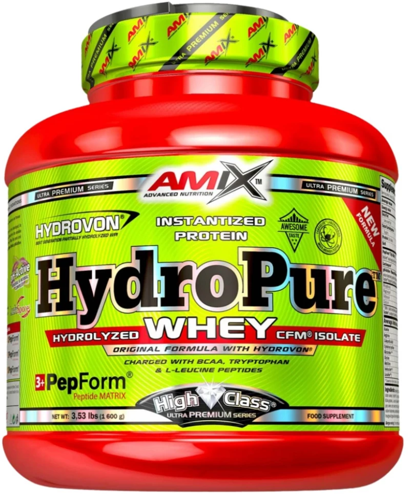 AMIX Nutrition Ultra Premium HydroPure™ Whey Protein [1600 Γραμμάρια] Διπλή Σοκολάτα