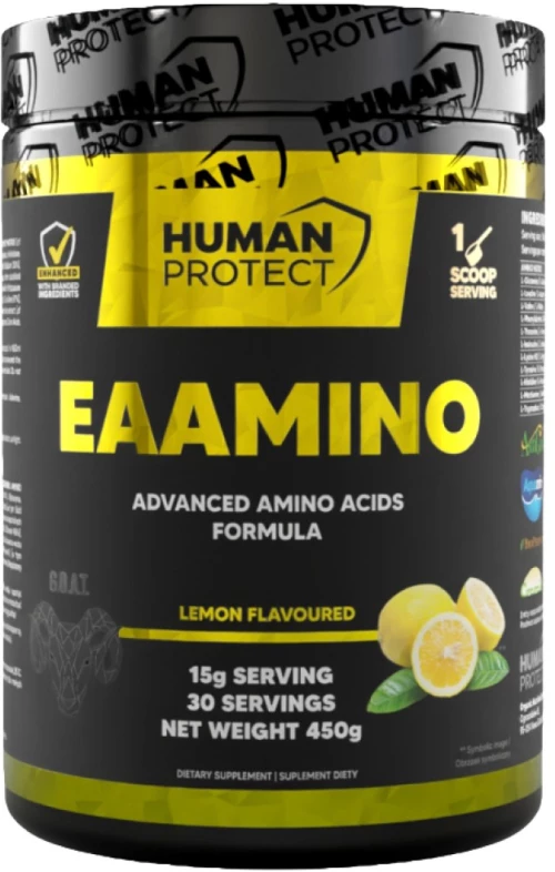 Human Protect EAAmino | with Electrolytes and Recovery Support [450 Γραμμάρια] Λεμόνι