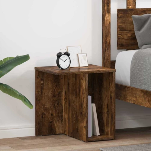 End Table 2 pcs Καπνιστό Δρύς 37 x 32 x 40 εκ |891089
