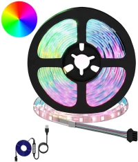 Λωρίδα LED 4 pcs Μαύρο και Διαφανές 300 cm Χαλκός και Πλαστικό |3429088