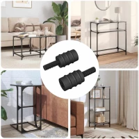 Βίδα Στήριξης 2 pcs Μαύρο M4 Καουτσούκ και Χάλυβας |865025
