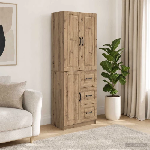 Σέτ Ντουλαπιών 2 pcs Artisan Δρυς Επεξεργασμένο Ξύλο |3416987
