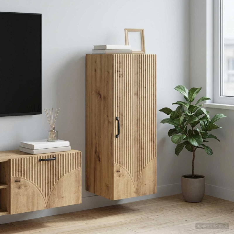 Τοίχου Ντουλάπα Artisan Δρυς 33 x 34,5 x 90 εκ |898934
