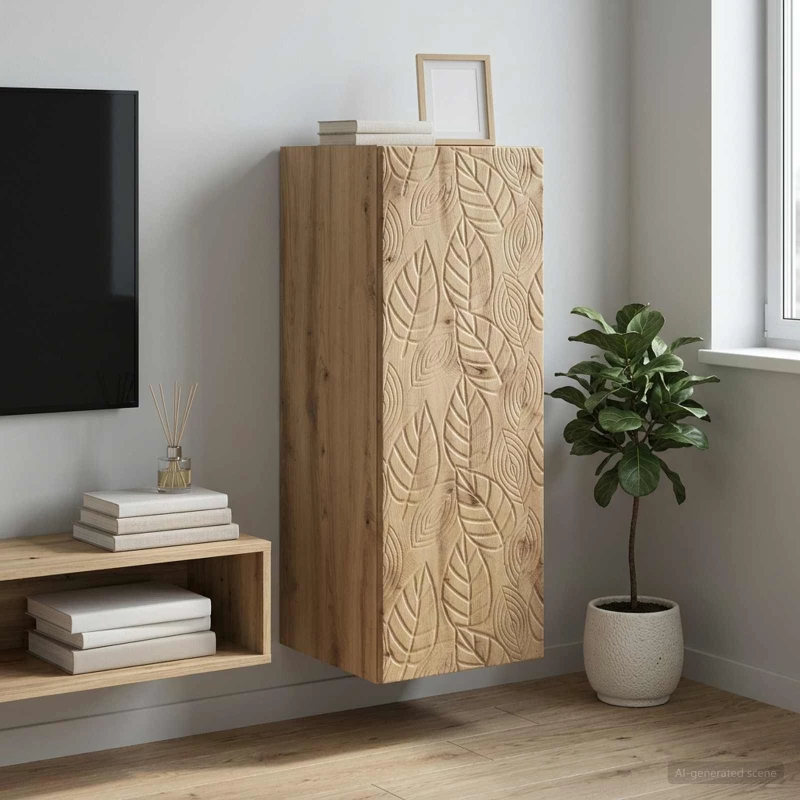 Τοίχου Ντουλάπα Artisan Δρυς 33 x 34,5 x 90 εκ |898764