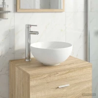 Λεκάνη μπάνιου Χρωμέ 32 x 32 x 13 εκ. Μέταλλο |890242