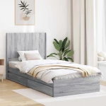 Καλάθι με αποθήκη και κεφαλάρι Γκρι Sonoma 100 x 200 cm |3414054