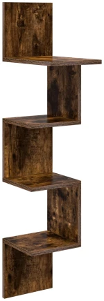 Ράφι Τοίχου Επιτοίχιο Καφέ 32 x 21 x 107 cm Επεξεργασμένο Ξύλο |8012136