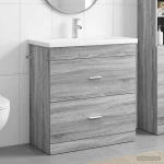 Σετ Επίπλων Μπάνιου Γκρι Sonoma 81 x 40 x 84,5 εκ |3404379