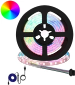 Λωρίδα LED 12 pcs Μαύρο και Διαφανές 900 χιλιοστά |3429103