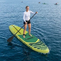 SUP Board με κάθισμα 2 σε 1 POSEIDON 305 x 76 x 15 cm Πράσινο |42039127