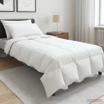Σετ Παπλωμάτων Λευκό 140 x 220 cm Πολυεστέρας, Μπαμπού |3432709