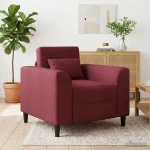 Πολυθρόνα Κόκκινο Ύφασμα |42042457