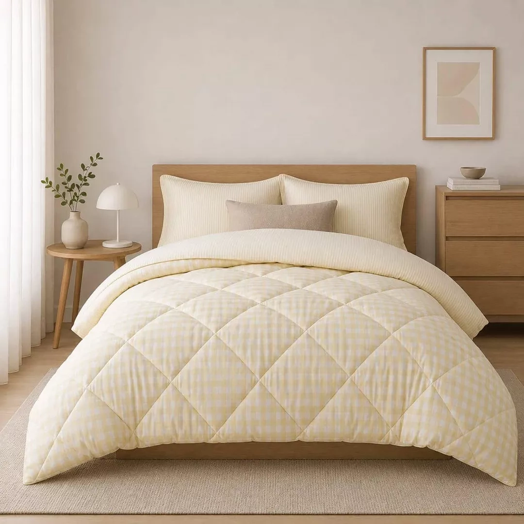 Πάπλωμα Υπέρδιπλο  220x240 Carla Yellow - 220x240