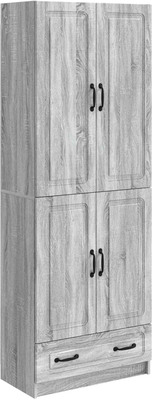 vidaXL Σέτ Ντουλαπιών 2 pcs Γκρι Sonoma Επεξεργασμένο Ξύλο