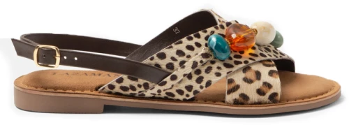 LAZAMANI ΓΥΝΑΙΚΕΙΟ ΣΑΝΔΑΛΙ LA75918 LEOPARD