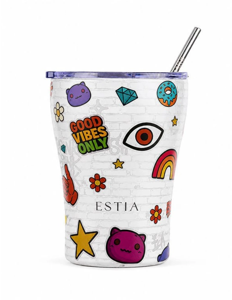 ESTIA ΘΕΡΜΟΣ COFFEE MUG SAVE THE AEGEAN 350ml URBAN VIBES