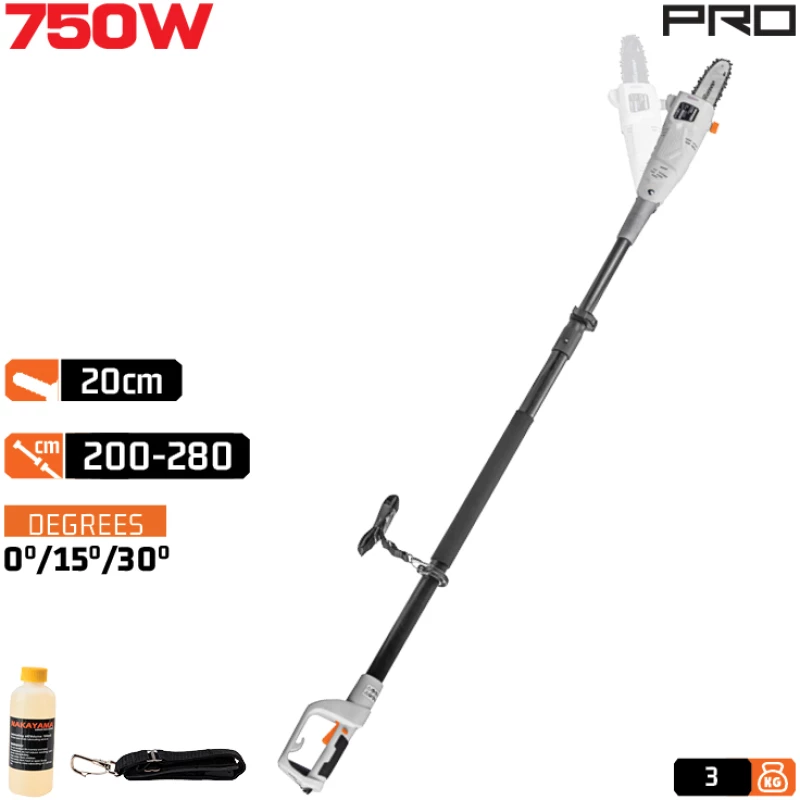 NAKAYAMA Pro ES7250 Κονταροπρίονο Ηλεκτρικό 750W
