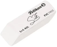 Γόμα λευκή Pelikan S+S 40L Silk 606141