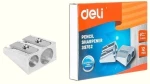 Ξύστρα διπλή Deli μεταλλική 397621