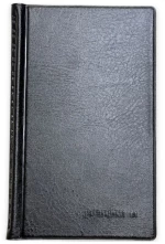 Θήκη Επαγγελματικών Καρτών Premium 240 θέσεων 12x24.5cm μαύρο 029500