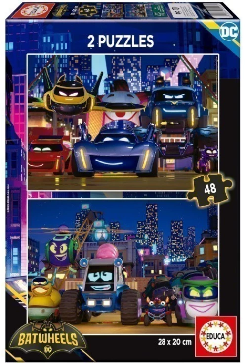 Puzzle Educa Batwheels 2×48 20107