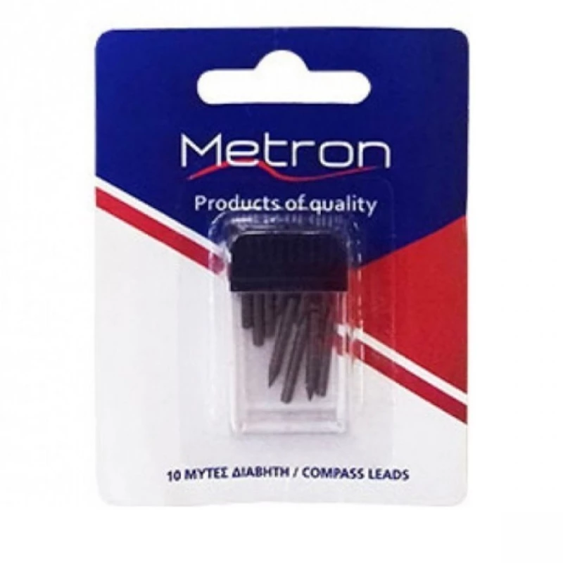 Ανταλλακτικές μύτες μηχανικού μολυβιού Metron 2.00mm 10τμχ