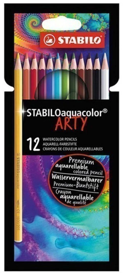 Ξυλομπογιές ακουαρέλας  Stabilo 12τμχ Arty