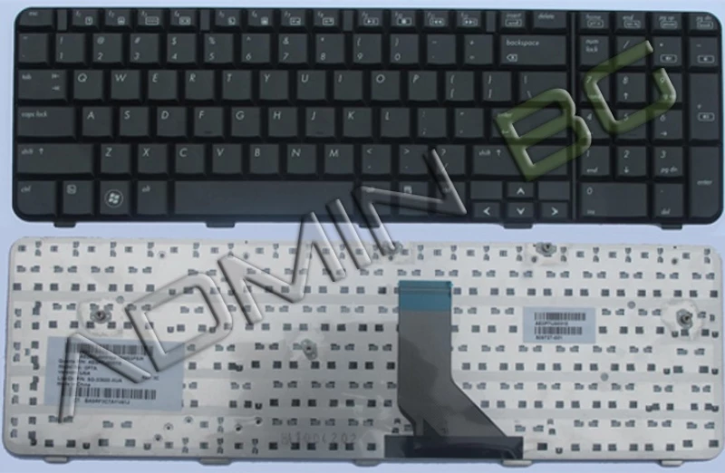 Πληκτρολόγιο HP CQ71 G71, Μαύρο, US/UK ( +BG Print)